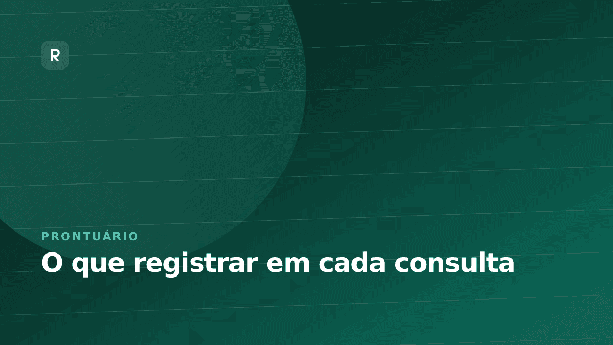 Ilustração do prontuário eletrônico da Rexu